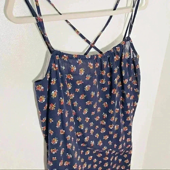 NEW Madewell Tie-Back Cover-Up Mini Dress Floral Print Beach Pool Floral Boho - Picture 7 of 7